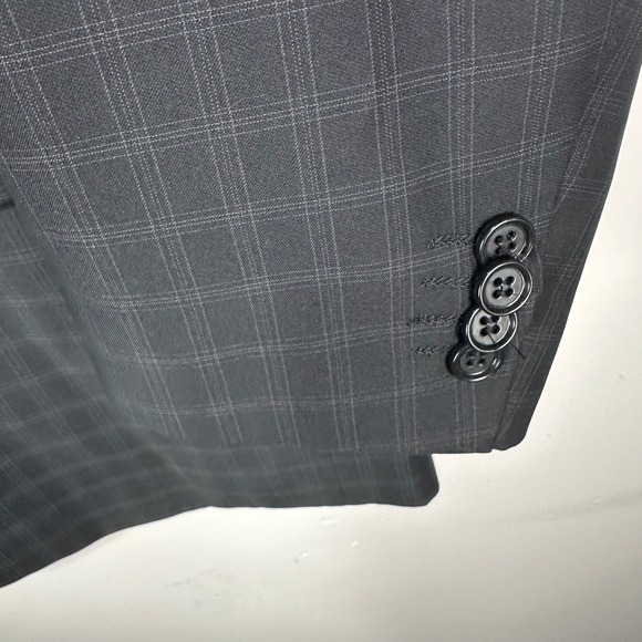 Loro Piana Jaguar Winter Tasmanian Sport Coat Men 42R (52 EUR) Black Check 3 Btn - Picture 9 of 16